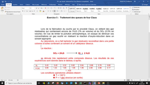 Commentaires sur l'énoncé du TD 5 - Traitement des queues de four Claus