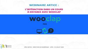 Webinaire ARTICE : L’interaction dans un cours à distance avec Wooclap