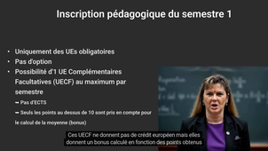 Presentation de la licence informatique