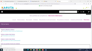 Utiliser le livret de l'alternant Karuta - Enseignant référent - 2023