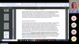 TD Rapports EPS et sciences