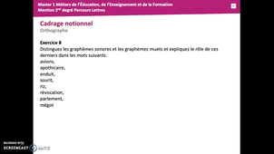 Introduction Capes Grammaire Stylistique - Différences entre les systèmes et lettres muettes