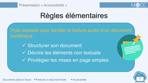Accessibilité des documents