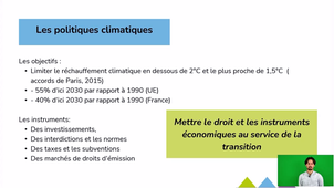 UE changements globaux:Conclusion Politiques