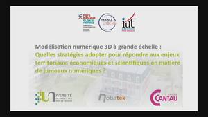 Conclusion et échanges - Conférence Modélisation numérique 3D à grande échelle -