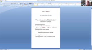 L1 Méthodologie de recherche numérique en histoire Présentation n°0