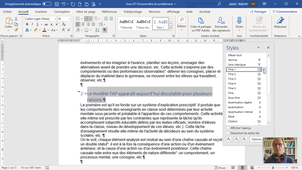 Word - 15-La table des matières