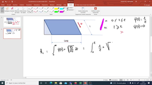 illustration simple du modèle de Danckwerts - exemple d'un écoulement sur un plan incliné