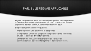 DPS - Crime contre l'humanité