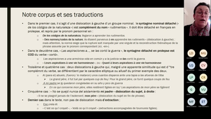 MEEF 1 espagnol - Faits de langue - Emphase, dislocation, extraction