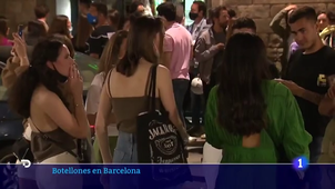 Botellón en Barcelona