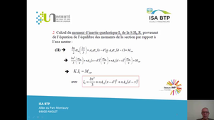 Flexion simple -Vérification ELS des contraintes