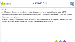 Module : Droit SecNum RGPD partie 2
